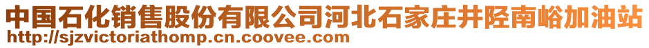 中國石化銷售股份有限公司河北石家莊井陘南峪加油站