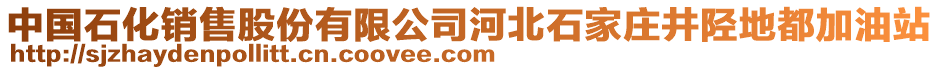 中國石化銷售股份有限公司河北石家莊井陘地都加油站