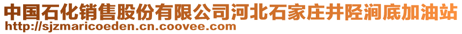 中國(guó)石化銷售股份有限公司河北石家莊井陘澗底加油站