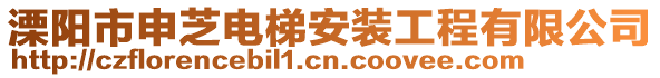 溧陽市申芝電梯安裝工程有限公司