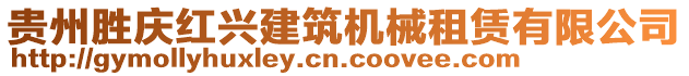 貴州勝慶紅興建筑機(jī)械租賃有限公司