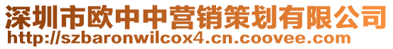 深圳市歐中中營銷策劃有限公司