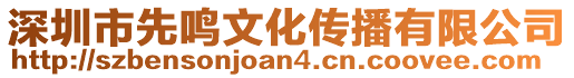 深圳市先鳴文化傳播有限公司