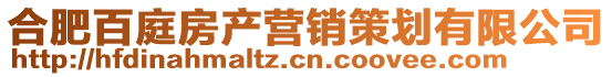 合肥百庭房產(chǎn)營(yíng)銷策劃有限公司