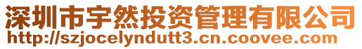 深圳市宇然投資管理有限公司