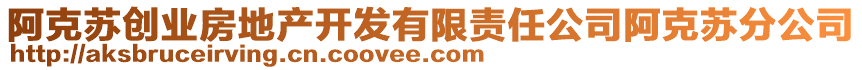 阿克蘇創(chuàng)業(yè)房地產(chǎn)開(kāi)發(fā)有限責(zé)任公司阿克蘇分公司