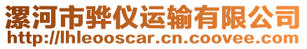 漯河市驊儀運(yùn)輸有限公司