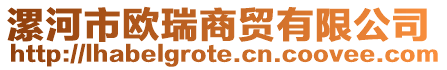 漯河市歐瑞商貿有限公司