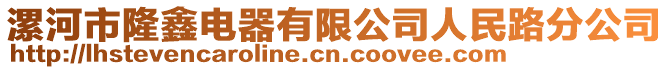 漯河市隆鑫電器有限公司人民路分公司