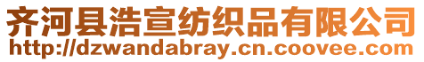 齊河縣浩宣紡織品有限公司