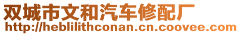 雙城市文和汽車修配廠