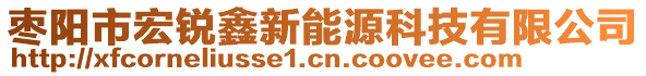 棗陽市宏銳鑫新能源科技有限公司