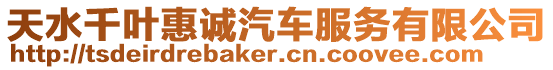 天水千葉惠誠汽車服務有限公司