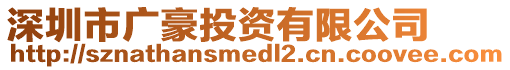 深圳市廣豪投資有限公司