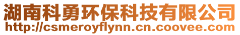 湖南科勇環(huán)保科技有限公司