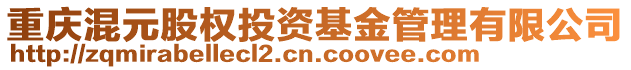 重慶混元股權(quán)投資基金管理有限公司
