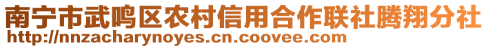 南寧市武鳴區(qū)農(nóng)村信用合作聯(lián)社騰翔分社