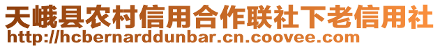 天峨縣農(nóng)村信用合作聯(lián)社下老信用社