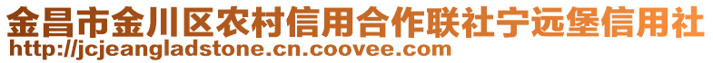 金昌市金川區農村信用合作聯社寧遠堡信用社