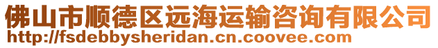 佛山市順德區(qū)遠(yuǎn)海運(yùn)輸咨詢有限公司