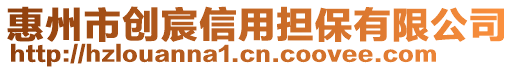 惠州市創(chuàng)宸信用擔(dān)保有限公司