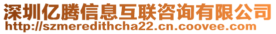 深圳億騰信息互聯(lián)咨詢有限公司