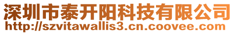 深圳市泰開陽科技有限公司