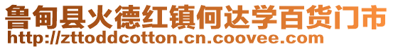 魯甸縣火德紅鎮(zhèn)何達學百貨門市