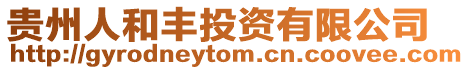 貴州人和豐投資有限公司