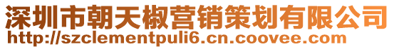 深圳市朝天椒營(yíng)銷策劃有限公司