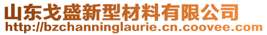 山東戈盛新型材料有限公司