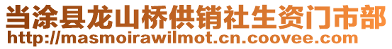 當(dāng)涂縣龍山橋供銷社生資門市部