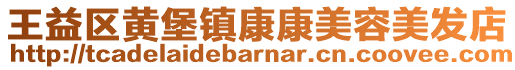 王益区黄堡镇康康美容美发店