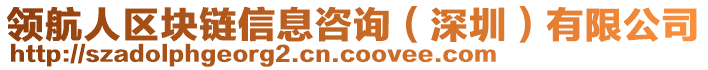 領(lǐng)航人區(qū)塊鏈信息咨詢(xún)（深圳）有限公司