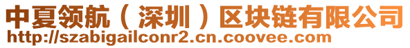 中夏領(lǐng)航（深圳）區(qū)塊鏈有限公司