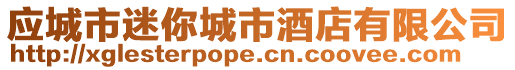應城市迷你城市酒店有限公司