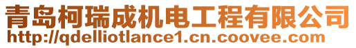 青島柯瑞成機電工程有限公司