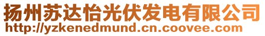 揚州蘇達怡光伏發電有限公司