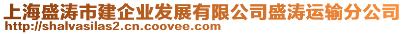 上海盛濤市建企業(yè)發(fā)展有限公司盛濤運輸分公司