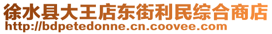 徐水縣大王店東街利民綜合商店