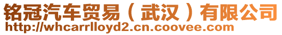 銘冠汽車貿(mào)易（武漢）有限公司