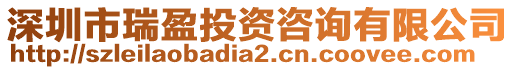 深圳市瑞盈投資咨詢有限公司