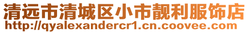 清遠(yuǎn)市清城區(qū)小市靚利服飾店