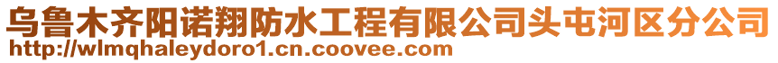 烏魯木齊陽諾翔防水工程有限公司頭屯河區(qū)分公司