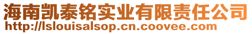 海南凱泰銘實(shí)業(yè)有限責(zé)任公司