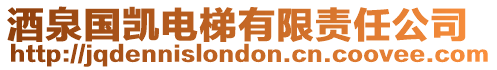酒泉國凱電梯有限責(zé)任公司
