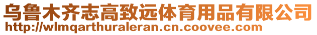 烏魯木齊志高致遠體育用品有限公司