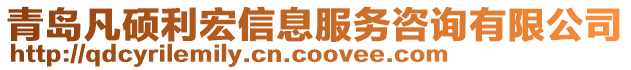 青島凡碩利宏信息服務咨詢有限公司