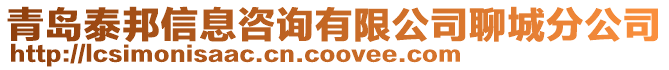 青島泰邦信息咨詢有限公司聊城分公司