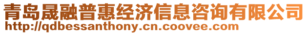 青島晟融普惠經濟信息咨詢有限公司